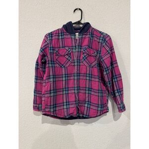 LL Bean Girls Purple Shacket – Size 10-12